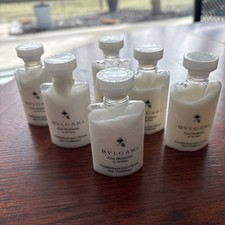 6X BVLGARI White Tea Au The Blanc Hair Conditioner 1.3 Fl Oz Travel Size