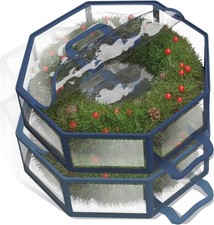Wreath Storage Container Clear Christmas Wreath Storage Bag Dual Zipper 