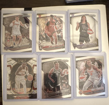 WNBA 2024 Panini Prizm/Select Rookie Parallel Basketball Card Lot (6)