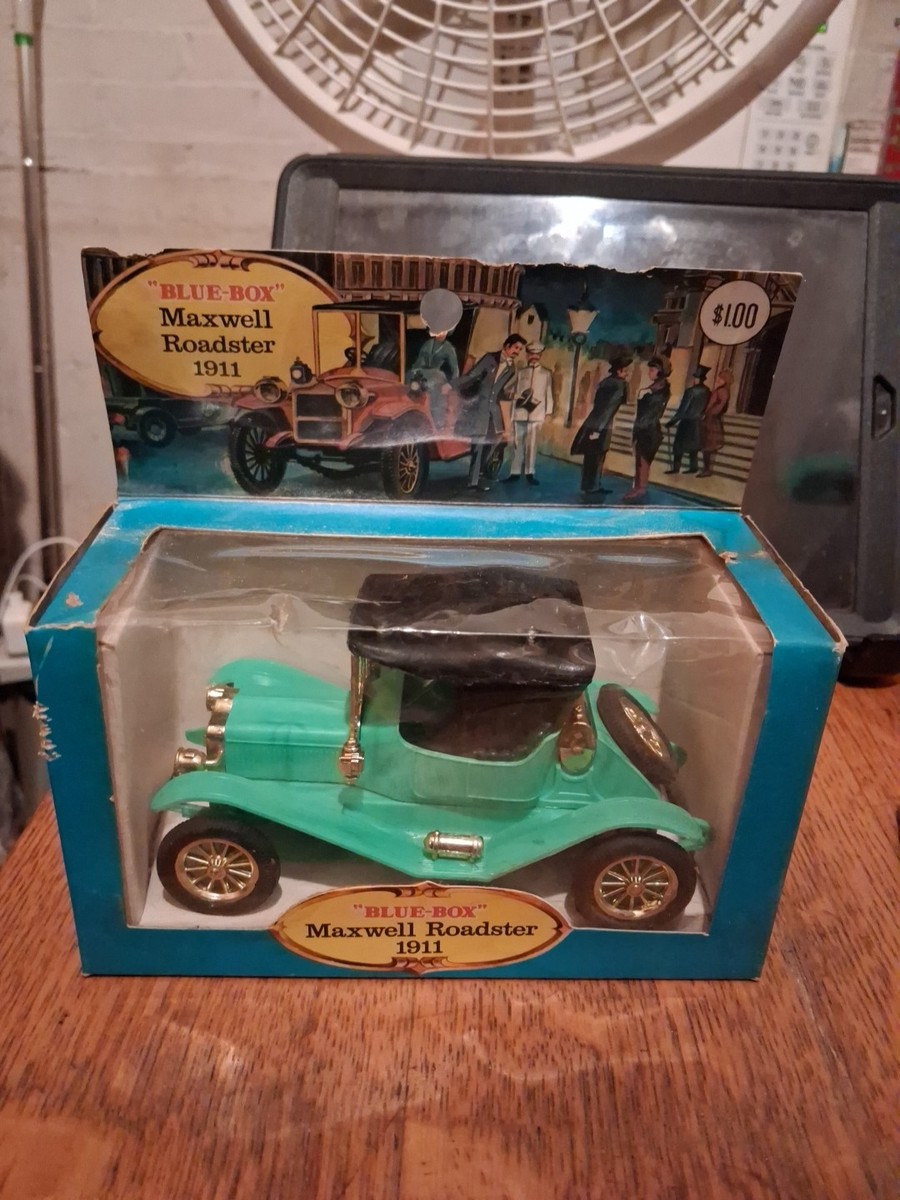 Vintage 1960's Blue Box Maxwell 1911 Maxwell Roadster Made In Hong