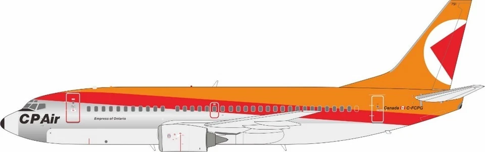 CP Air / Boeing B737-300 / C-FCPG / IF733CP0725P / 1:200 *PRE-ORDER* - Image 3 of 3