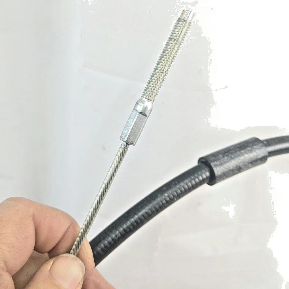 Cable de freno de estacionamiento trasero derecho o derecho 171609721C para VW Cabriolet Rabbit Atlantic Foto 3 de 4