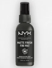 NYX Makeup Setting Spray - Matte Finish 60 ml (Long Lasting) lasts up to 16 hour