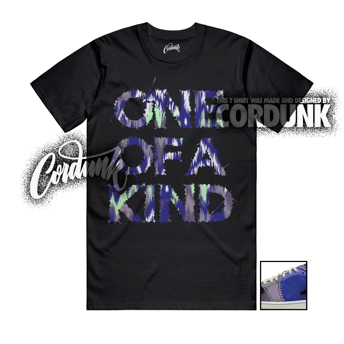 1 Low Zion Williamson Voodoo Regency Purple Alternate T Shirt