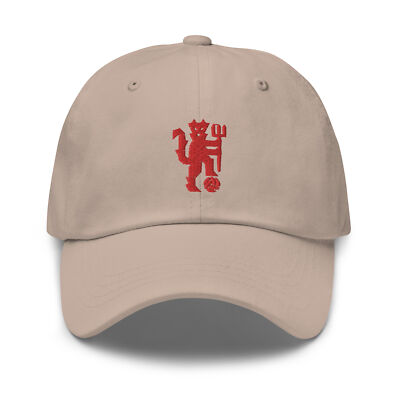Red Devils of Manchester Minimalist Embroidered Dad Hat  display picture 3