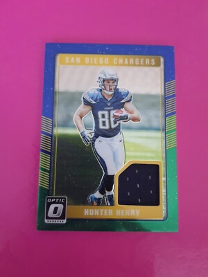 2016 Donruss Optic DRT-HH Hunter Henry LA Chargers Jersey Patch Rookie Threats
