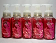 5 Sweet Strawberry Scoop Bath & Body Works Gentle Foaming Hand Soap 8.75 fl oz
