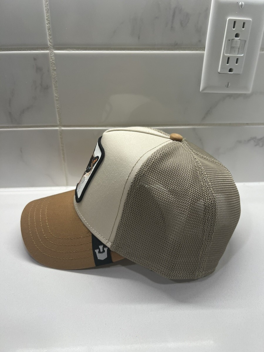 Goorin Bros Cool Cat V2 The Farm Khaki Mesh Back Trucker Snapback