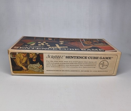 Scrabble Brand Sentence Cube Game 1971 * Missing Sand Timer * - Picture 2 of 6