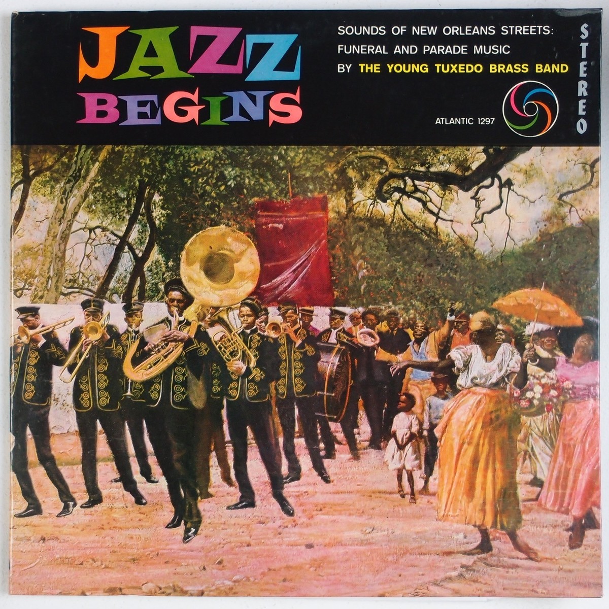 JAZZ BEGINS: Young Tuxedo Brass Band NEW ORLEANS Atlantic 50s GF