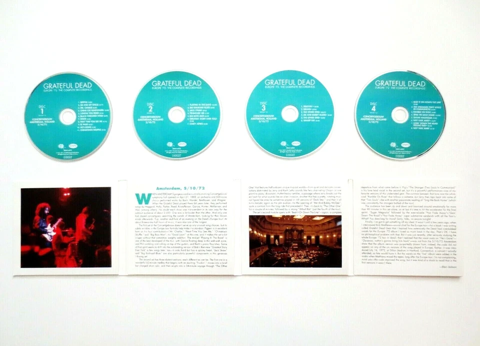 Grateful Dead Europe '72 Amsterdam Holland Concertgebouw 5/10/1972 5/10/72 4 CD - Image 4 of 4