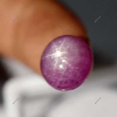 Star Ruby High Grade Quality 4.55 Ct Natural Red Round Cut CERTIFIED Gemstone