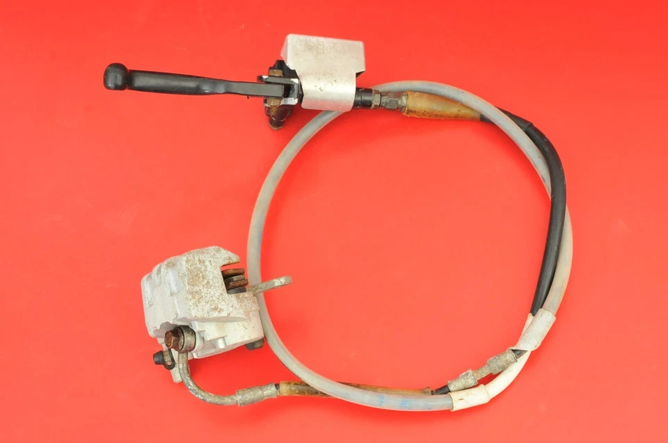 Yamaha YZ250 YZ 250 1991 1992 sistema de frenos delantero completo pinza palanca maestra Foto 2 de 4