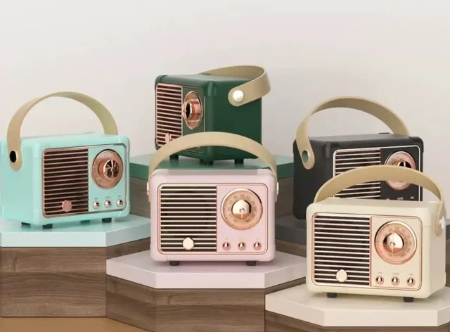 Haut-parleur Bluetooth rétro