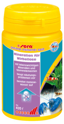 Sera shrimp mineral salt 105g - Mineralien für Wirbellose