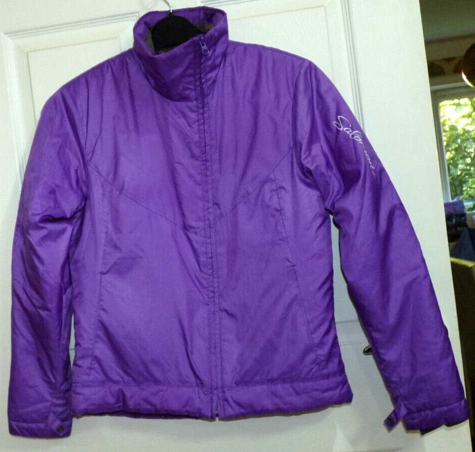 Salomon Primaloft giacca viola calda leggera taglia S