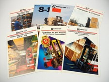 Kalmar LMV Irion Forklift Pallet Truck Cross Forklift 7x Brochure 1989/92