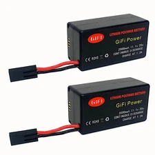 MaximalPowerLiPo Battery For PARROT AR.DRONE 2.0 UPGRADE 2000mAh 11.1V 20C (2PK)