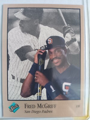 FRED McGRIFF PADRES ''1992 STUDIO BY LEAF BASEBALL CARD #106