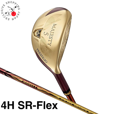 ①MAJESTY PRESTIGIO XII Majesty Golf Prestigio XII 12 Hybrid Utility 4H SR Flex LV750