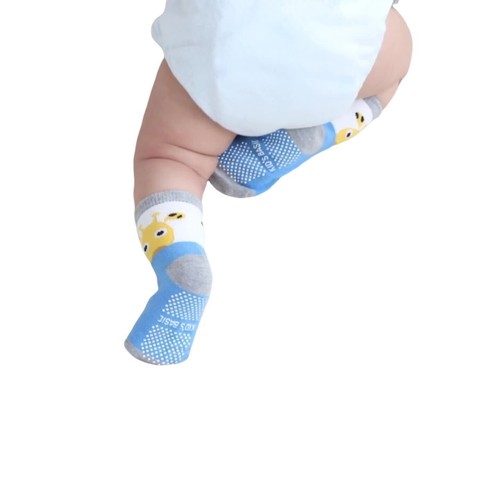 12-pack Baby Kids Boys Cotton Rich Non-slip Sea Creature Striped Socks Gift Set - Picture 5 of 8