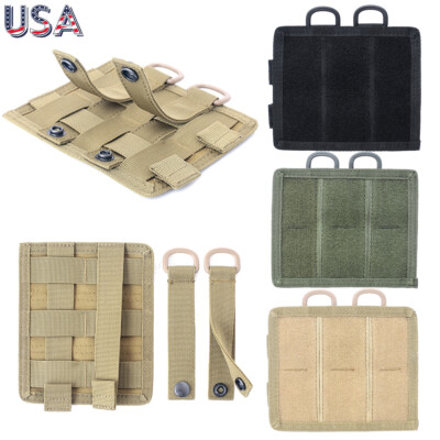Molle Patch Panel Hook & Loop Adapter Panel for Backpack Vest DIY Patch Badges