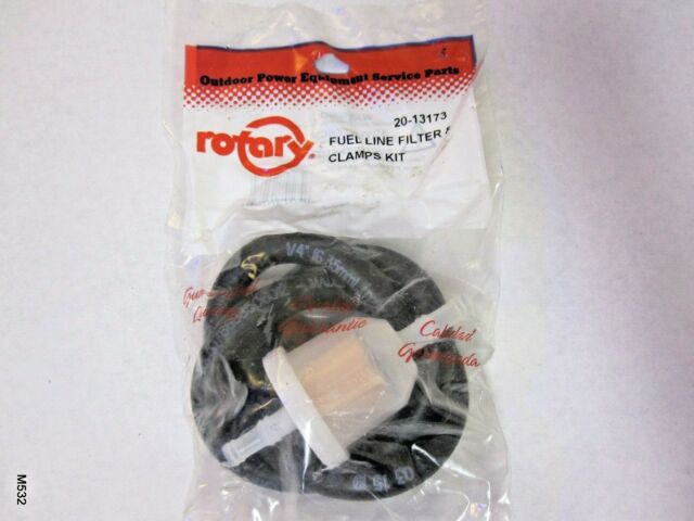 & CLAMPS KIT REPL BRIGGS & STRATTON 5414 FILTER ROTARY PART # 13173 FUEL LINE