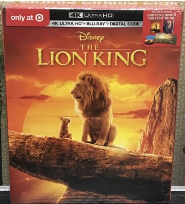   Lion King (2019) 4K UHD/Blu-ray/Digital Digipack Target USA w/ Storybook 