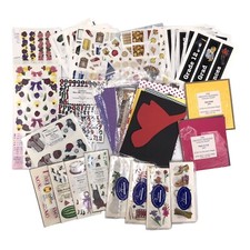 HUGE 100 Stickers Studio Strips Pieces Creative Memories Scrapbook Lot