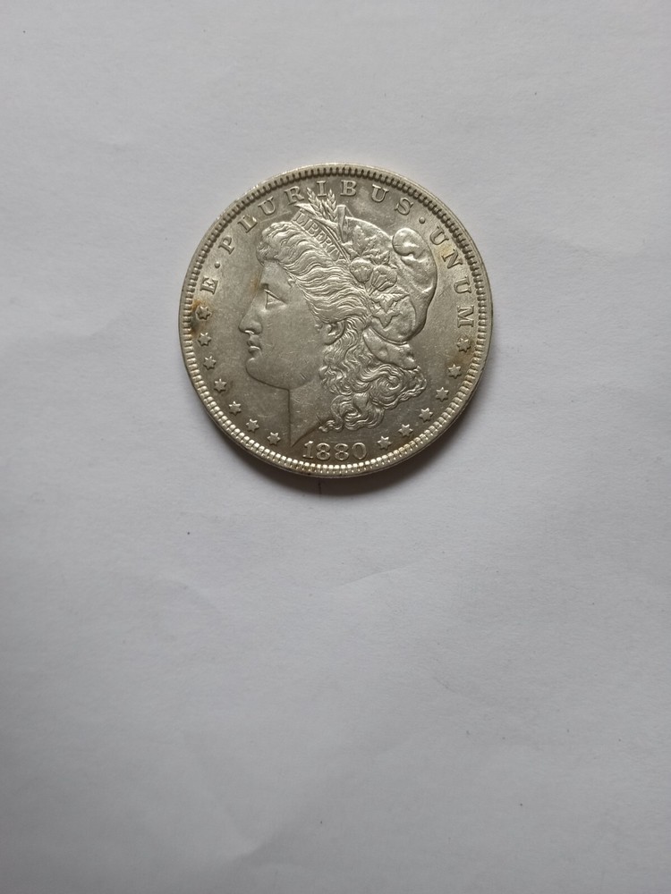 1880 MORGAN SILVER DOLLAR $1 COIN 1880-P COIN-#320 1880 MORGAN SILVER DOLLAR $1 COIN 1880-P COIN-#320
