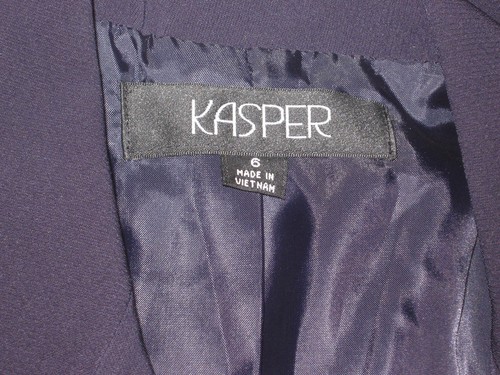 Blazer/Jacke Kasper dunkelblau professionell gefüttert Gr. 6 #CL123 - Bild 3 von 4
