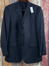 NWT Brooks Brothers Men's Black Wool Bend Sport Coat Jacket 40 Regular