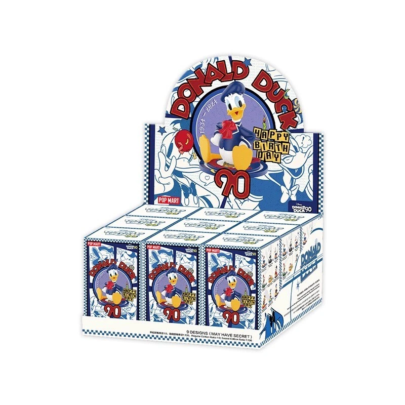 POP MART Disney Donald Duck 90 Series Blind Box Whole Box of 9
