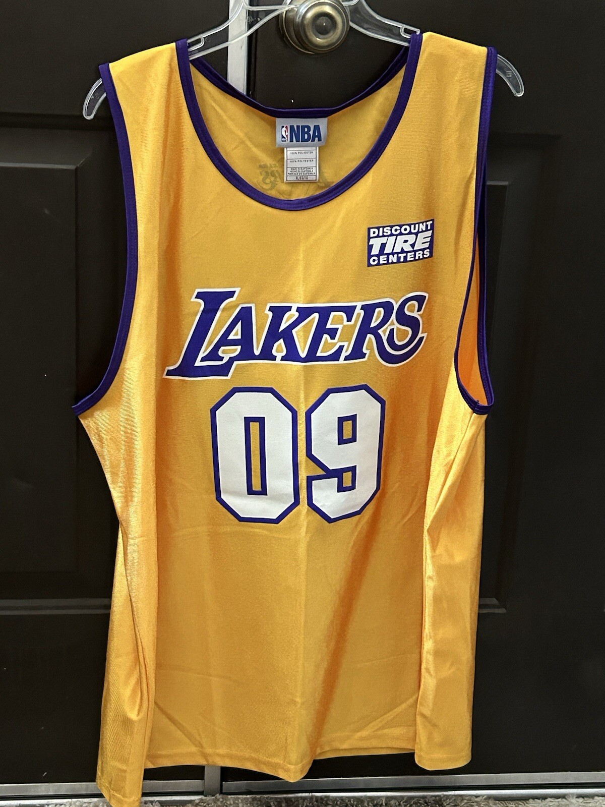 Vintage NBA Los Angeles Lakers Replica Jersey Nick Van Exel #9 Size XL