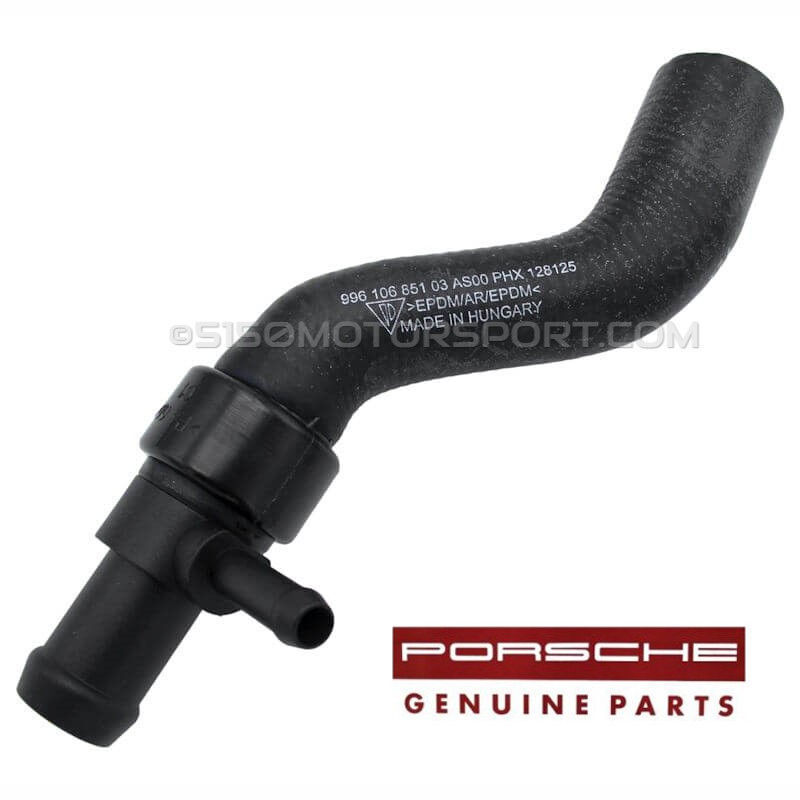 Genuine Porsche 911 996 Water Hose with Adapter Fitting 