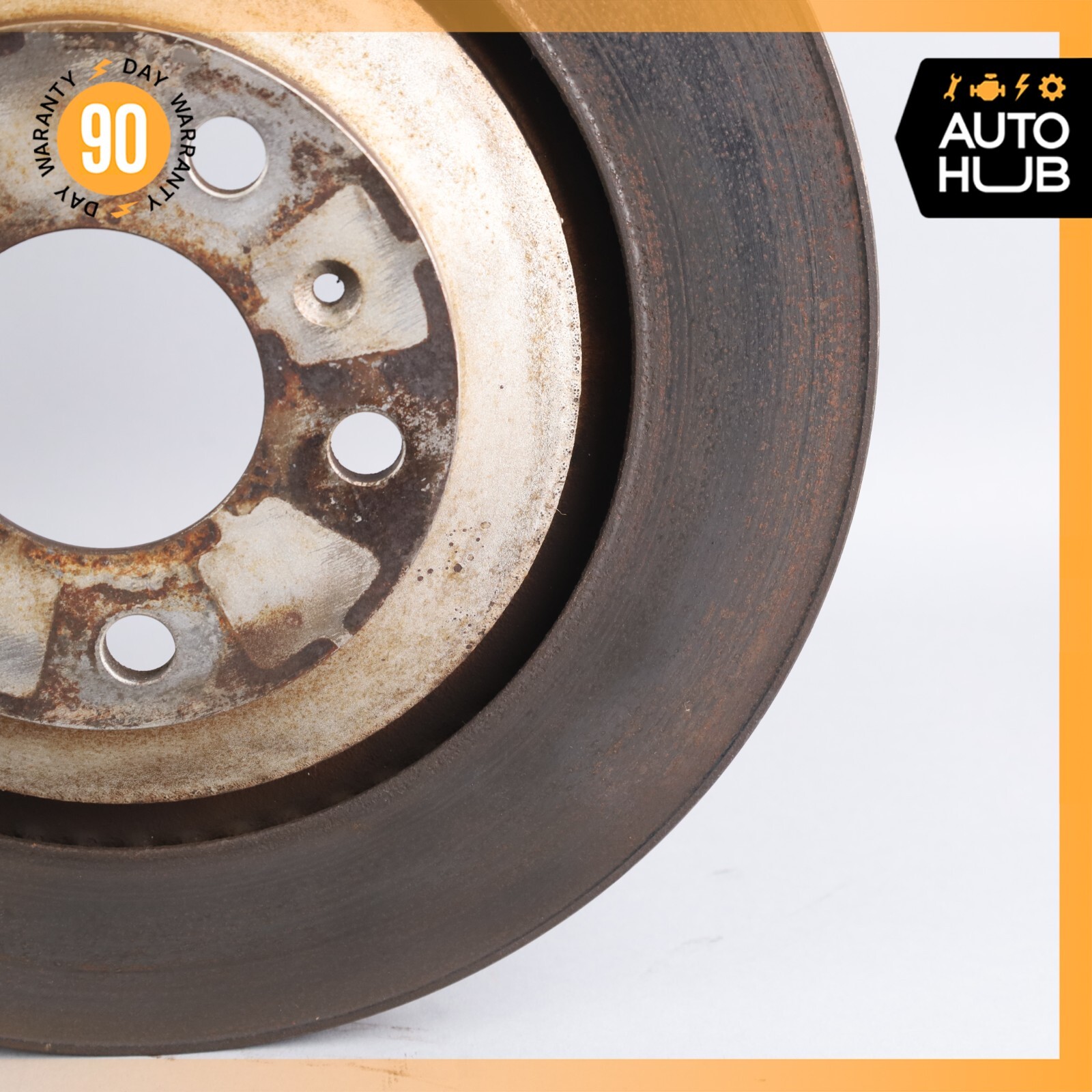 03-18 Bentley Continental Flying Spur Rear Left & Right Brake Rotors Disc OEM