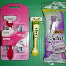 Set of (3) Different Razors