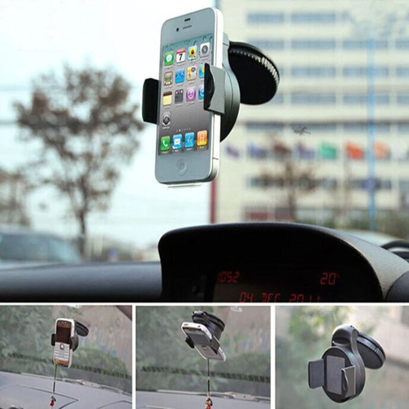 360 Rotatable in Car Windscreen Suction Mount Mobile Phone Holder Bracket Stand - Image 2 of 4