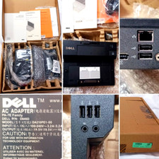 DELL K07A E-PORT LATITUDE DOCKING STATION WITH D846D POWER SUPPLY OPENED FOR PIC