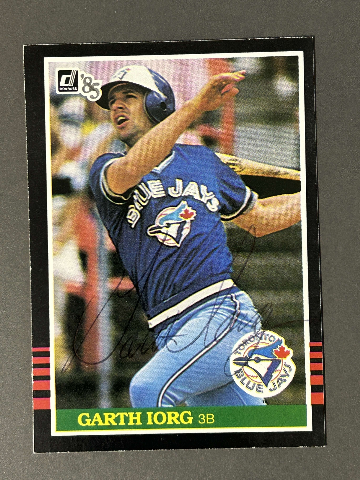 Garth Iorg Autograph Signed 1985 Donruss Toronto Blue Jays | eBay