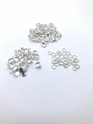 Strass Schmuck Tasse Kettenenden Ring Karabinerverschluss s für Kettenglied