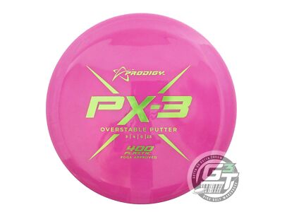 NEW Prodigy Discs 400 PX3 170g Pink Lime Foil Putter Golf Disc