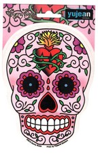 DAY OF THE DEAD SUGAR SKULL STICKER DECAL DIA LOS MUERTOS halloween