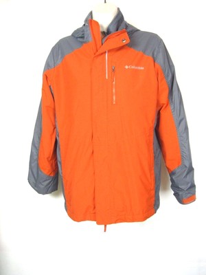 columbia orange jacket women's