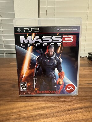 Mass Effect 3 PS3 PlayStation 3 - Case and Game Tested and Working Fast Shipping