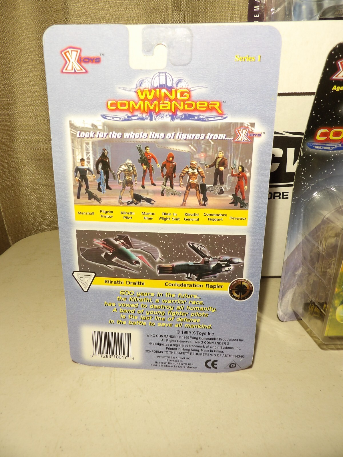 X-Toys Wing Commander Action Figures Lot of 2 - Kilrathi General & Pilot 1999 - Picture 3 of 7