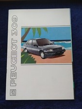 Peugeot 309 Style XL GL GLD GLX GR GRI GRD GRDT GTI Brochure 1990 English