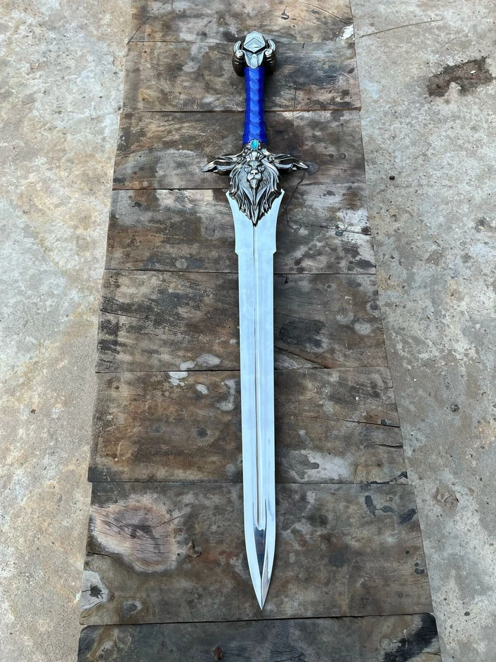 Espada WOW World of Warcraft Royal Guard de 40"" Alianza Cabeza de León Ventormenta espada Foto 2 de 4