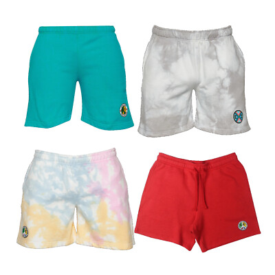 Cross Colours Black Lives For Peace Fleece Short C97223BPI Retail $70 NEW w TAGS