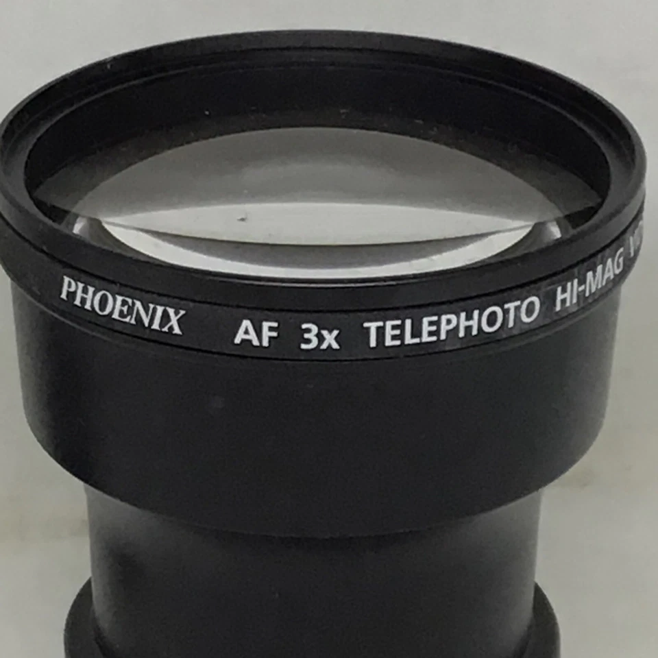 Phoenix AF 3x Teleophoto Hi-Mag Video Converter 46mm + Raynox RT5255 Extender - Image 2 of 4
